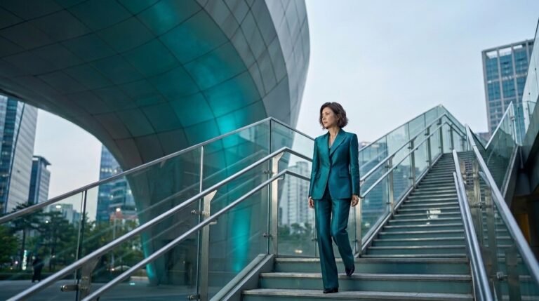 2026 올해의 컬러 '트랜스포머티브 틸'을 착용한 모델의 워킹 샷이 담긴 포스팅 썸네일.