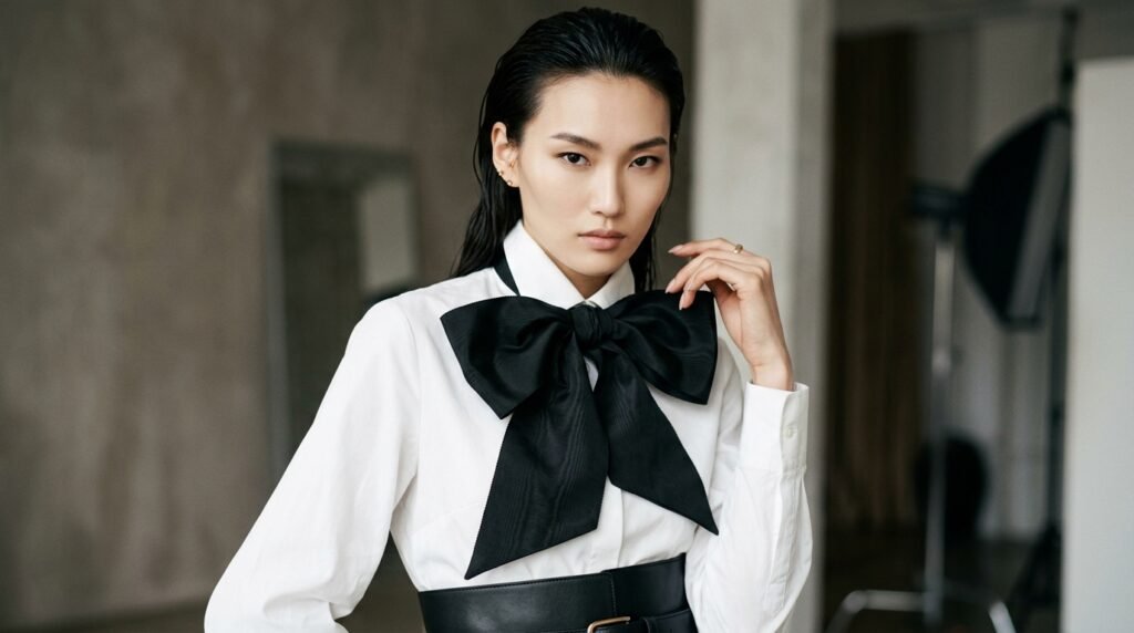 2026 S/S 스몰 패션 트렌드, 오버사이즈 리본과 벨트 스타일링