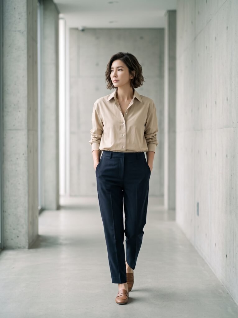 조용한 럭셔리 데일리 뉴트럴 톤 스타일링