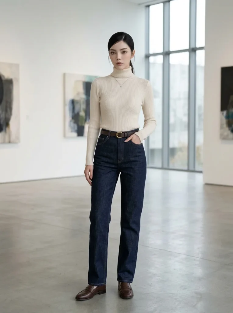 20대 데이트룩 인기 아이템 턱인 비율 보정