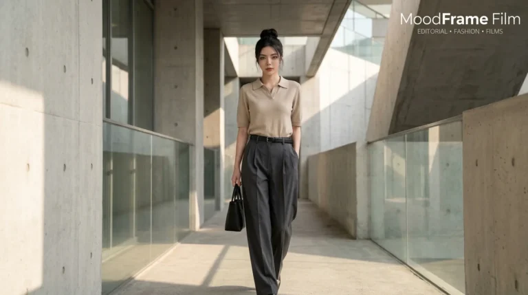 폴로 니트 하나로 끝내는 캐주얼 대 포멀 데일리 스타일링 가이드