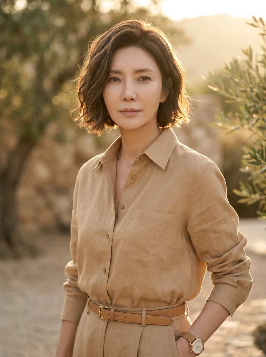 웜톤 피부에 어울리는 샌드 카멜 베이지 컬러 매치