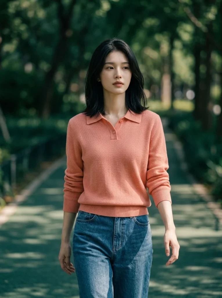 데일리 가성비형 폴로 니트 캐주얼 착장