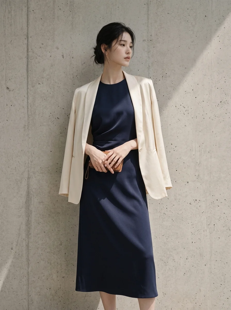 하객룩 코디 호텔 예식 포멀 셋업