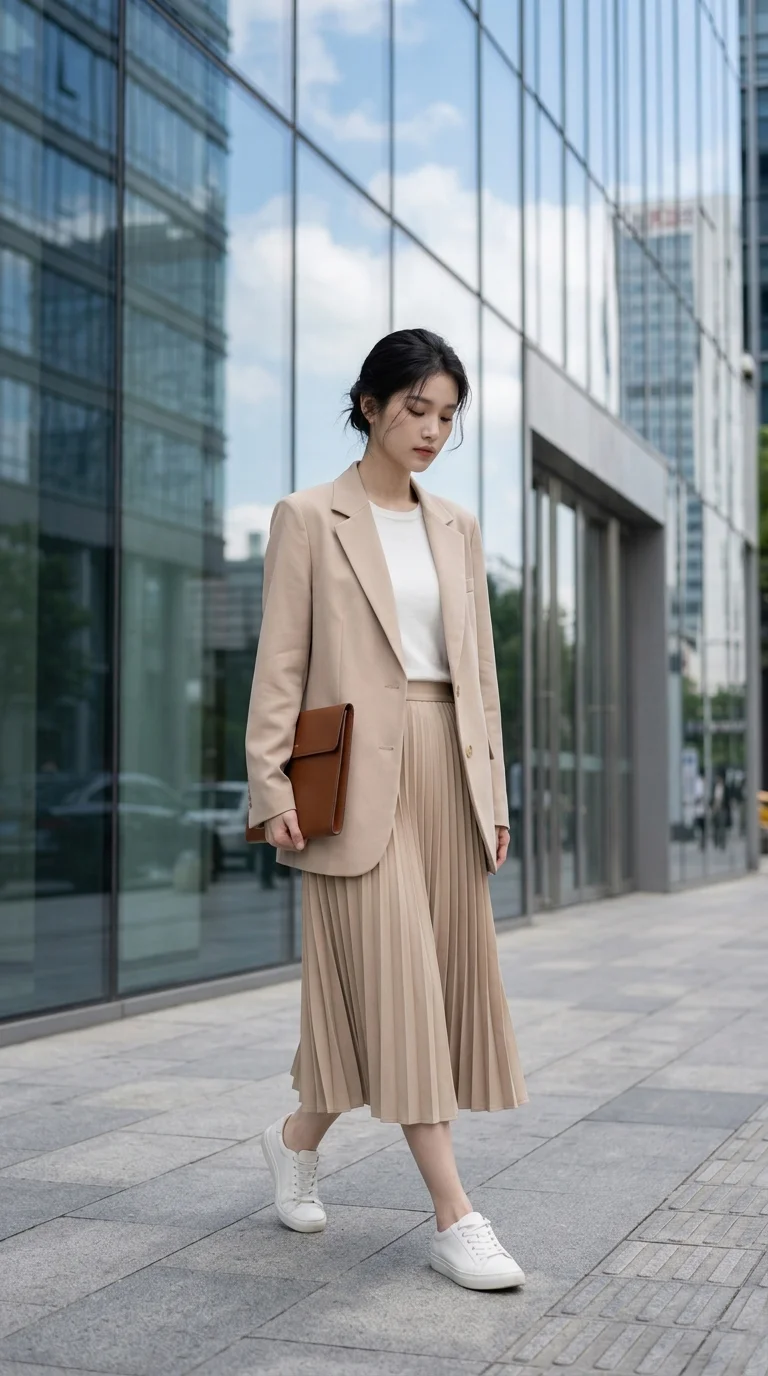 면접룩 코디 스타트업 스마트 캐주얼 연출