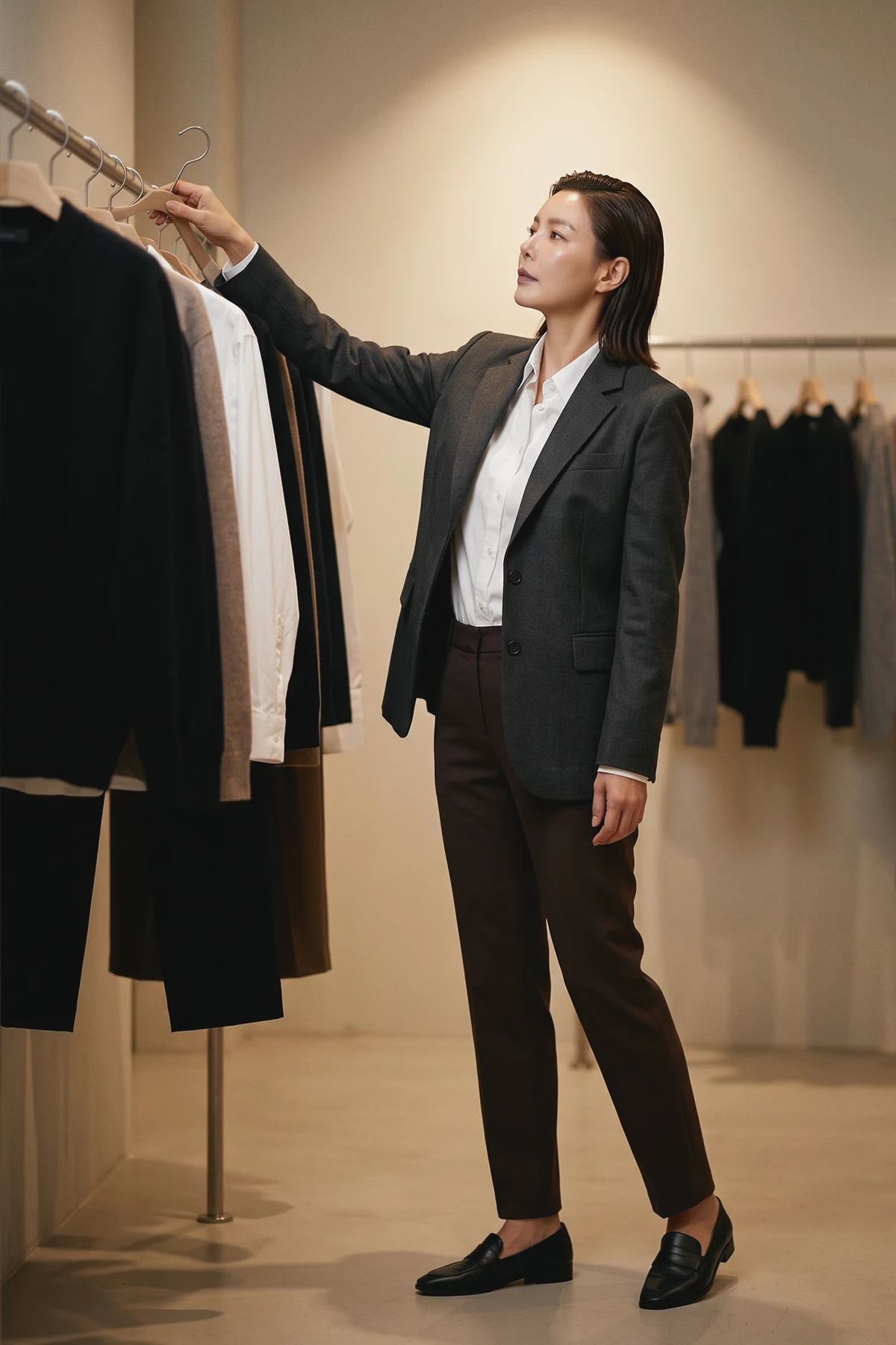 환절기 옷장 정리 테일러드 재킷 오피스 스타일링